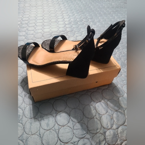 ASOS Black Sandal Heel (NWOT) - Picture 2 of 7